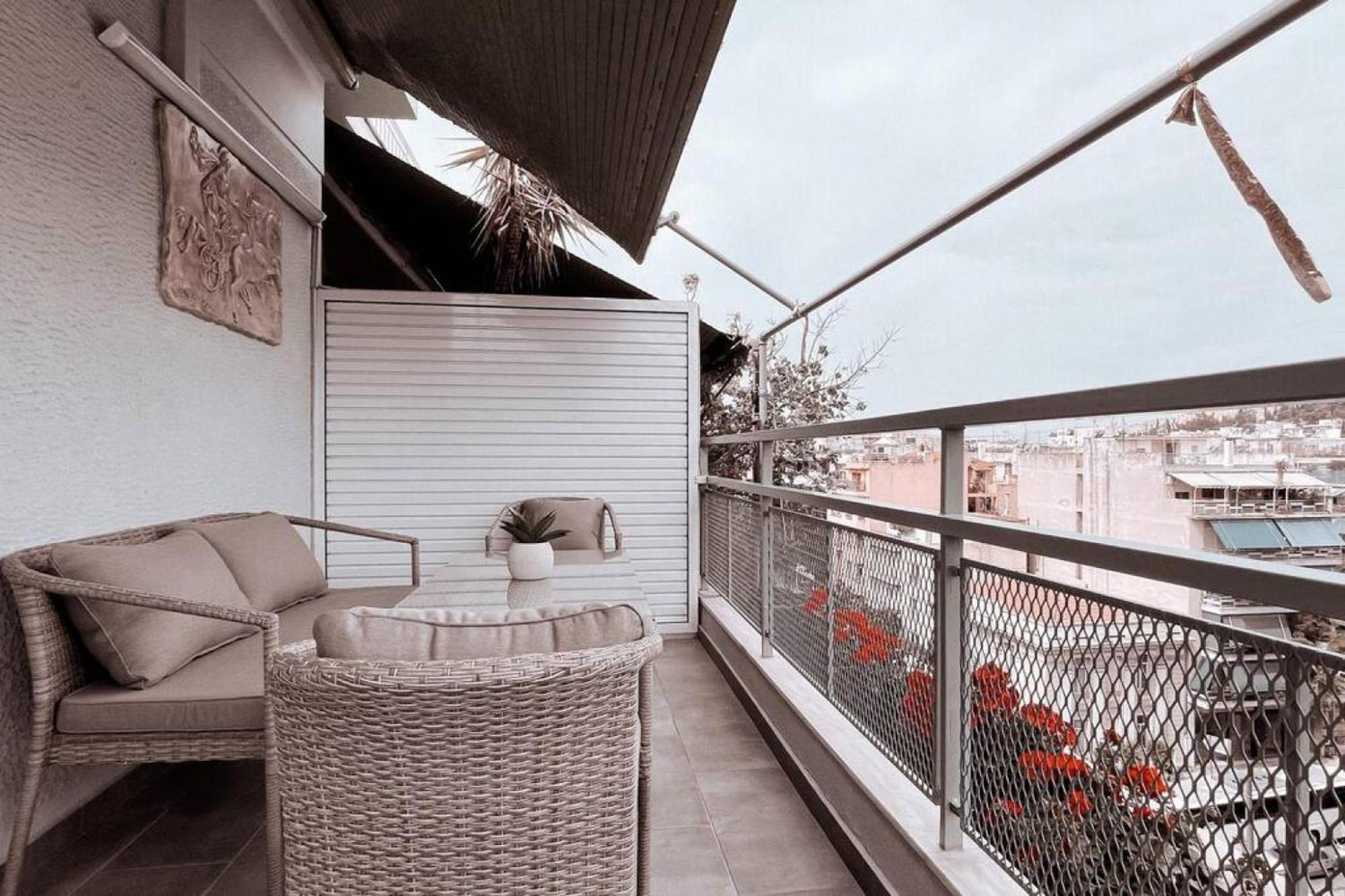 Penthouse - Amazing View In The Center Of Athens Apartment ภายนอก รูปภาพ
