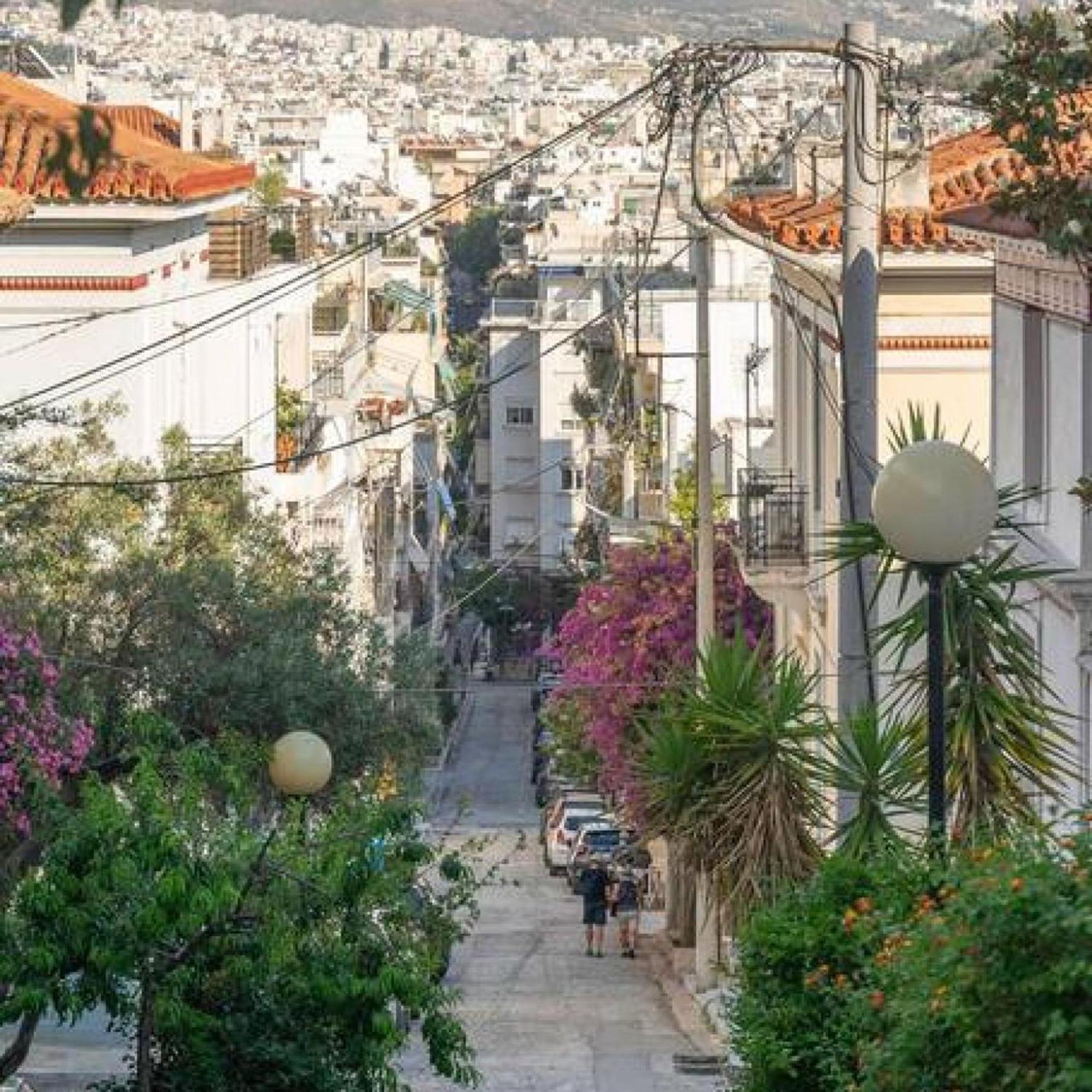 Penthouse - Amazing View In The Center Of Athens Apartment ภายนอก รูปภาพ